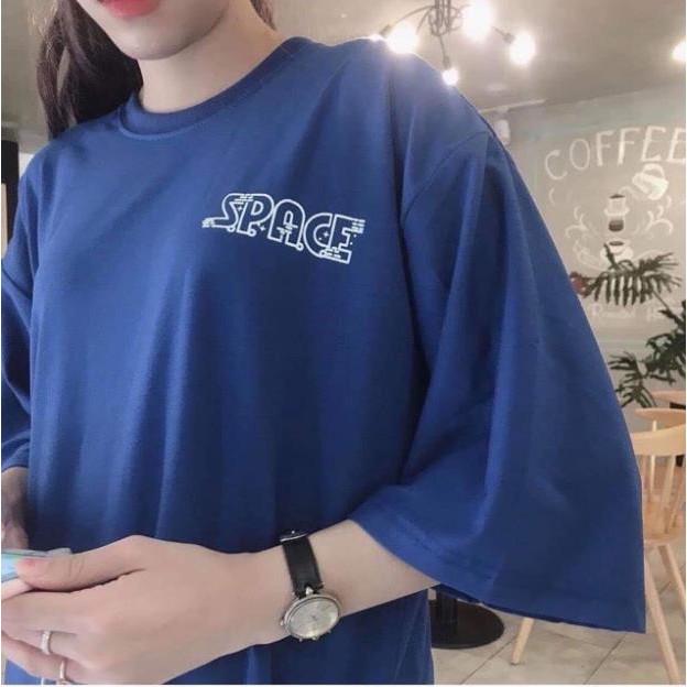 FREESHIP 50K - Áo Thun Space Nam, Nữ Form Rộng ⚡ *