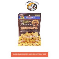 Bánh thưởng thú cưng, bánh thưởng chó vị bánh quy trứng DOGGY MAN 120G-82113