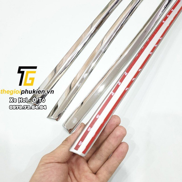 Mazda 2 2018-2020 - Nẹp viền chân kính inox cao cấp cho xe