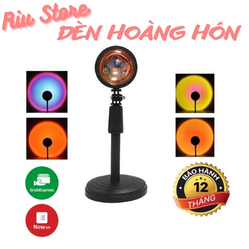 Đèn hoàng hôn hot tiktok có mika chuyển đổi 4 màu,đèn led trang trí chụp ảnh quay video livestream rất đẹp