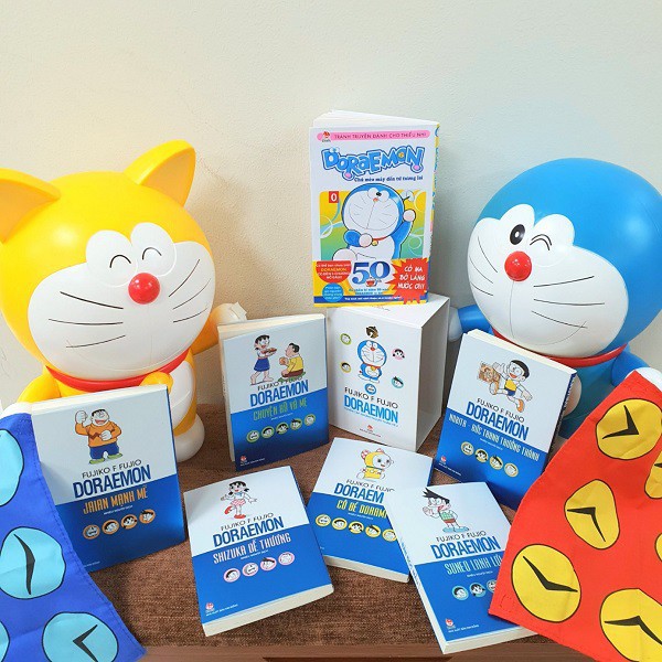 Sách - Boxset Doraemon - Combo Những Người Bạn Thân Yêu Bộ 6 Cuốn (Ấn bản đặc biệt kỉ niệm 50 năm Doraemon ra đời)