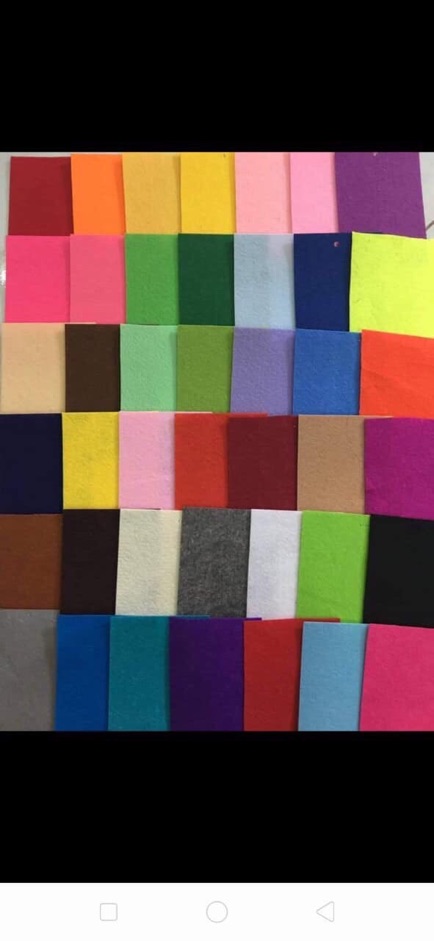 Vải dạ các màu (khổ 90x90)