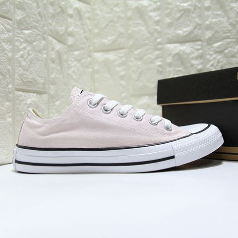 Giày Converse chính hãng Pastel classic thấp cổ vải hồng CTVH18