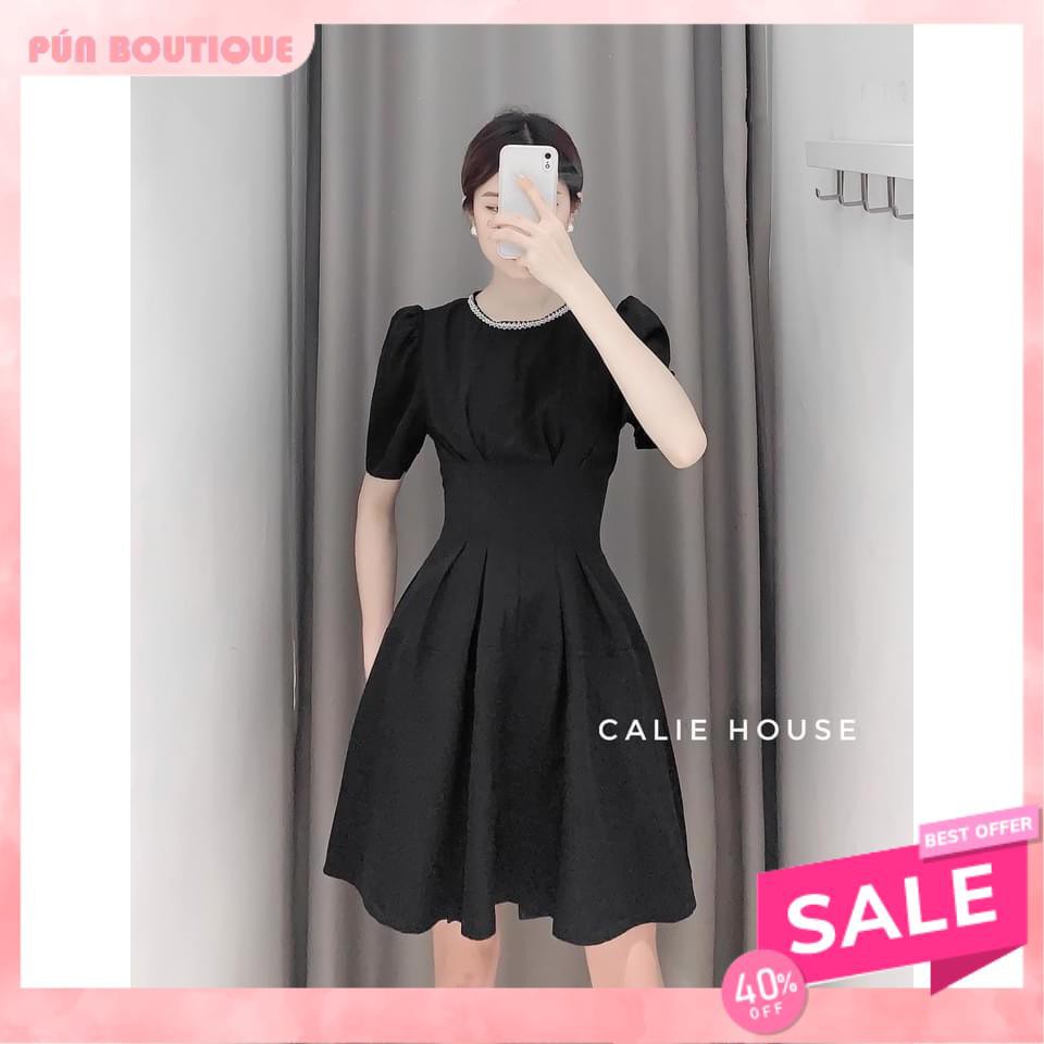 [SIÊU PHẨM] VÁY TIỂU THƯ CỔ VIỀN LI EO ROSY DRESS - ĐẦM CÔNG SỞ THIẾT KẾ SANG CHẢNH ML