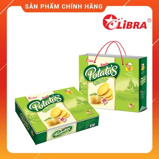 Libra Bánh khoai tây giòn potato cracker 400gr ( có túi xách )
