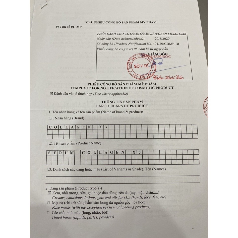 Serum Collagen X3 Tinh Chất Dưỡng Xóa Thâm Nám Serum căng bóng X3 Mỹ Phẩm Đông Anh