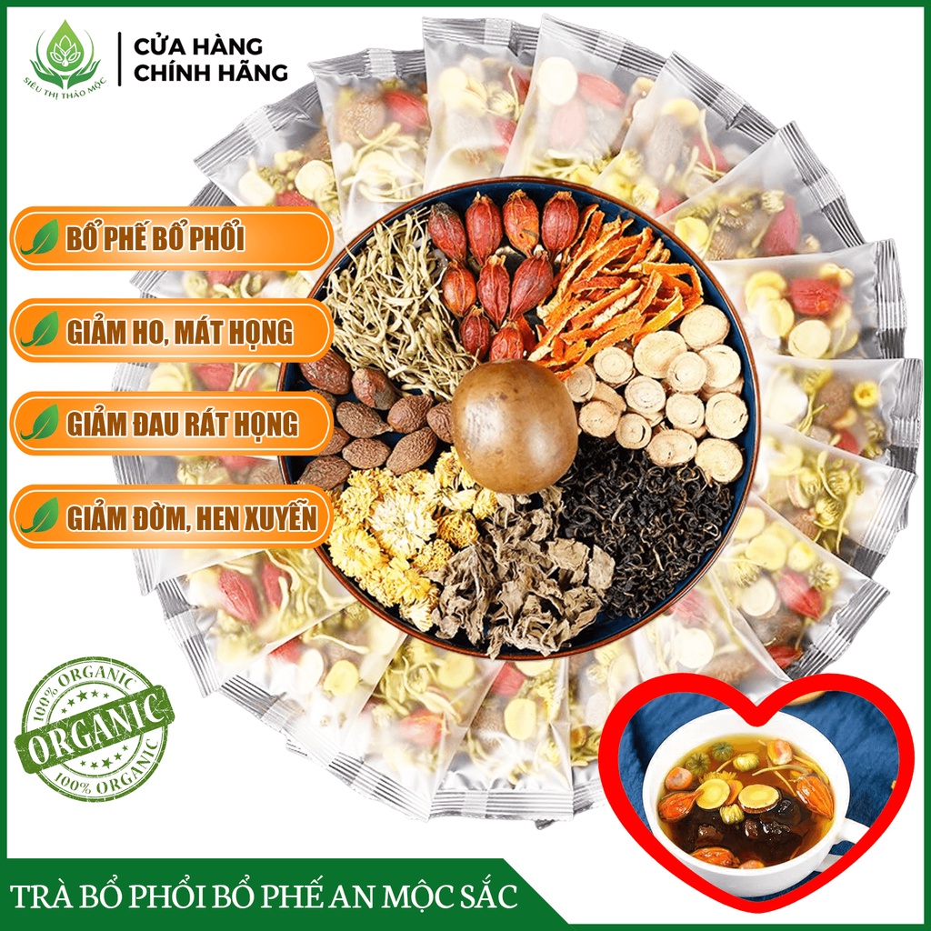 ✅ Trà Bổ Phổi Thảo Dược Bổ Phế An Mộc Trà tại Siêu Thị Thảo Mộc