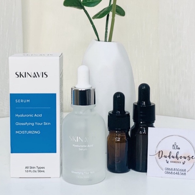 Tinh Chất Cấp Ẩm Phục Hồi SKINAVIS Hyaluronic Acid &amp; Niacinamide + B5 30ml