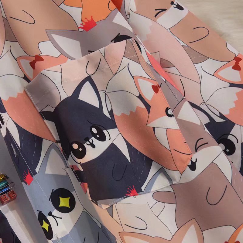 Áo Sơ Mi Dáng Rộng Tay Ngắn In Họa Tiết Phong Cách Thời Trang Hawaii Cho Nam Giới size M-3XL