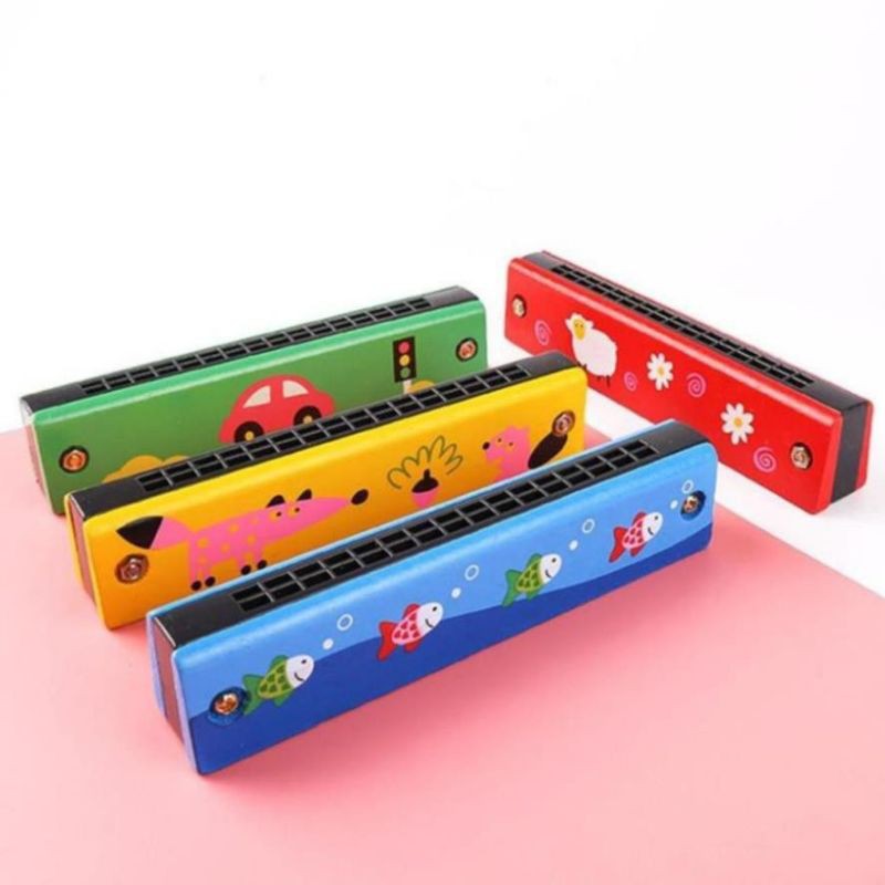 Kèn Gỗ Harmonica Luyện Âm Nhạc Cho Bé