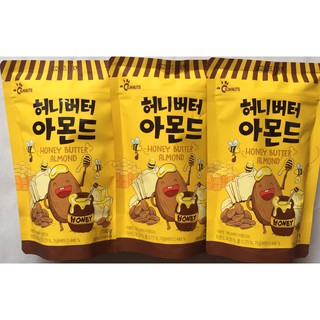 Combo 3 gói hạnh nhân tẩm bơ mật ong Hàn Quốc 180g