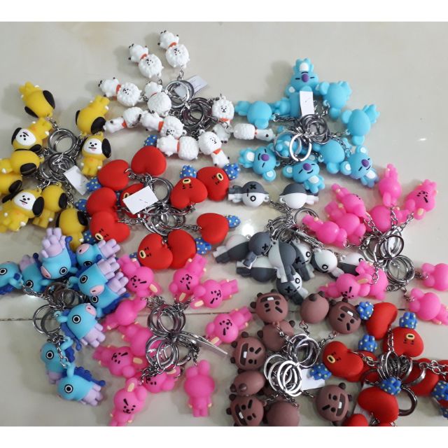 Móc khóa bt21 siêu rẻ giá 15k/1 móc