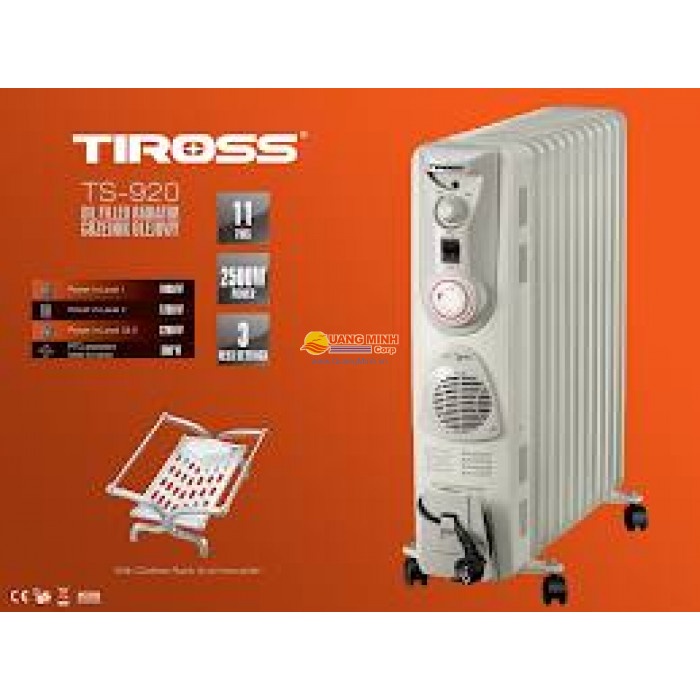 Máy Sưởi Dầu Tiross 11 Thanh TS920 - Hàng Chính Hãng