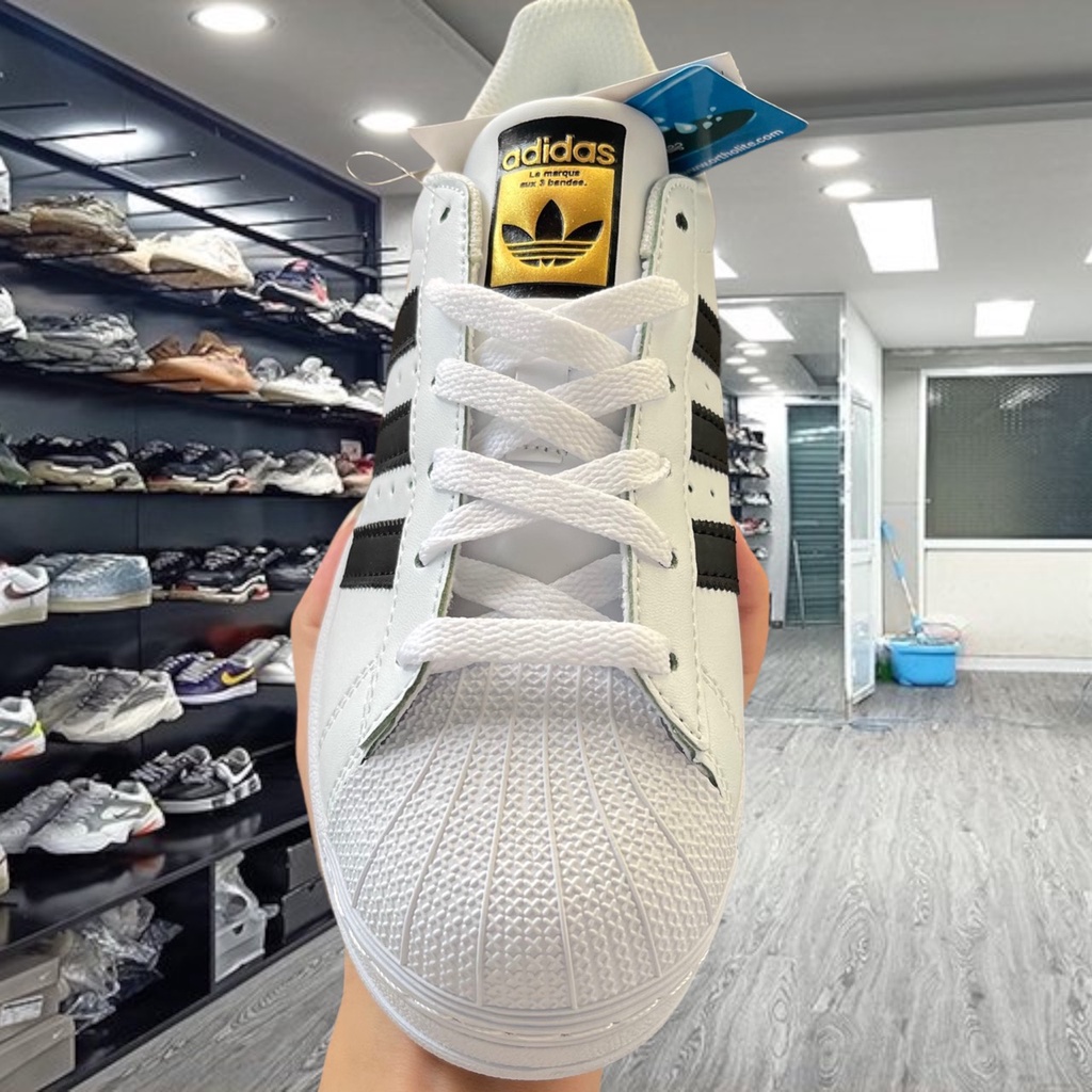 Giày  sneaker adidas mũi sò tem vàng chuẩn xịn full size nam nữ  - Yabi_boutique