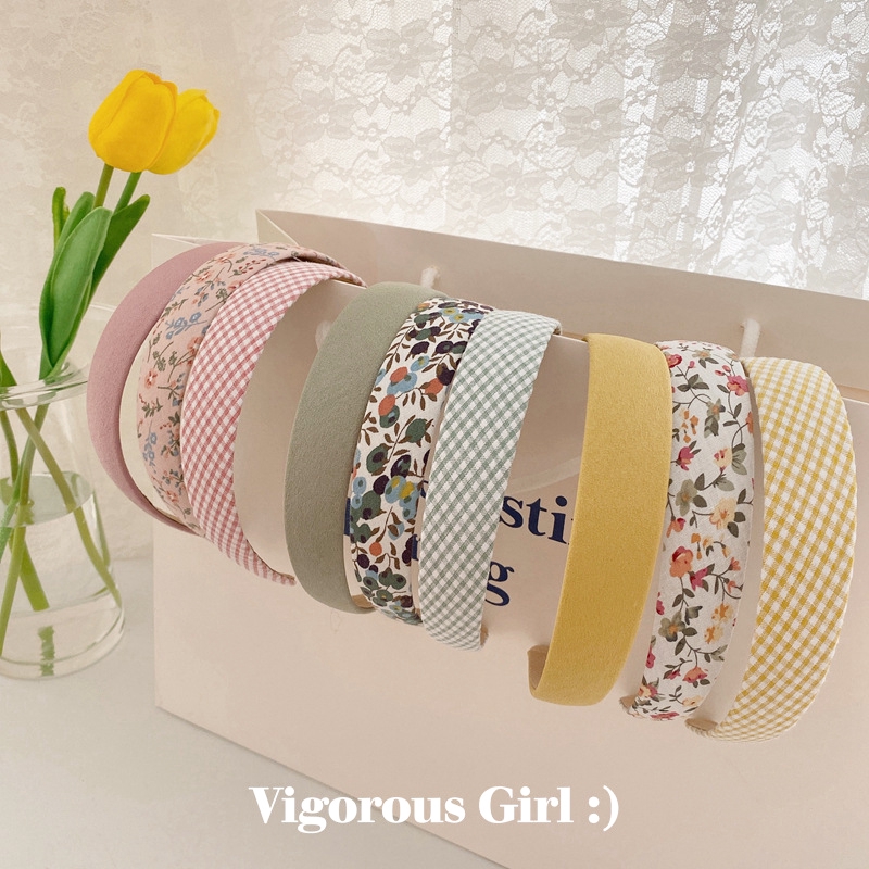 IF ME 3 Băng Đô Vải Nhiều Họa Tiết Phong Cách Hàn Quốc Cho Nữ