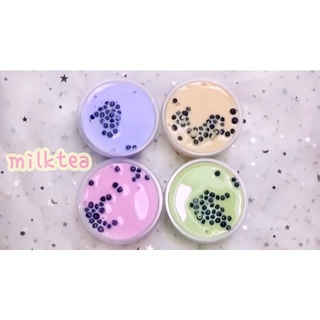 Chất nhờn ma quái slime basic trà sữa size nhỏ 90ml