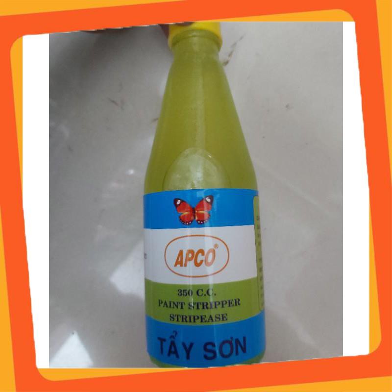 chai tẩy sơn trên bề mặt kim loại