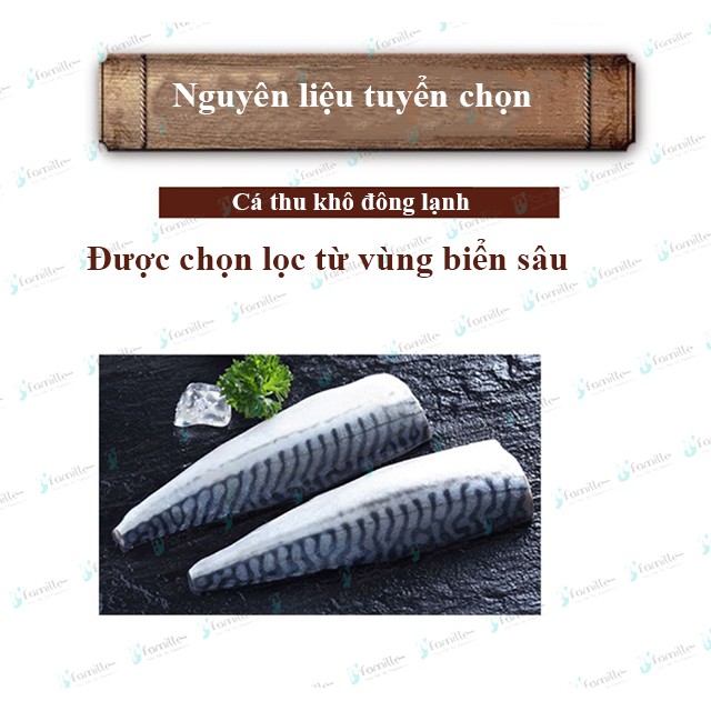 [100% CÁ TƯƠI] Cá Thu Sấy Khô ~ Đồ Ăn Vặt Cho Thú Cưng ~ Snack Dinh Dưỡng Chó Mèo 100gr - JFamille Pet Snack