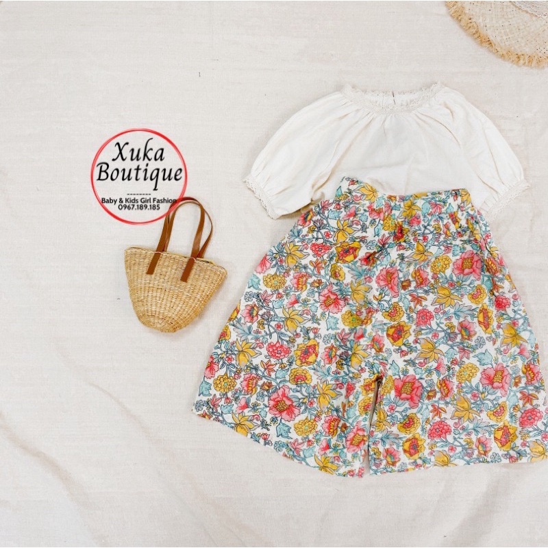 Áo Cộc Tay Mùa Hè Bé Gái SKYBOMA KIDS  Cao Cấp Mẫu Mới 2022