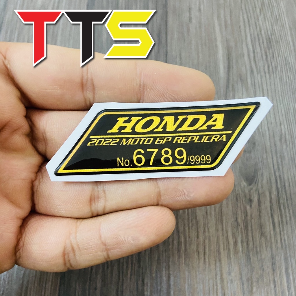 Tem limited dán đầu đèn san bằng tất cả, 6789 chất liệu nhựa nổi độc lạ HONDA, YAMAHA