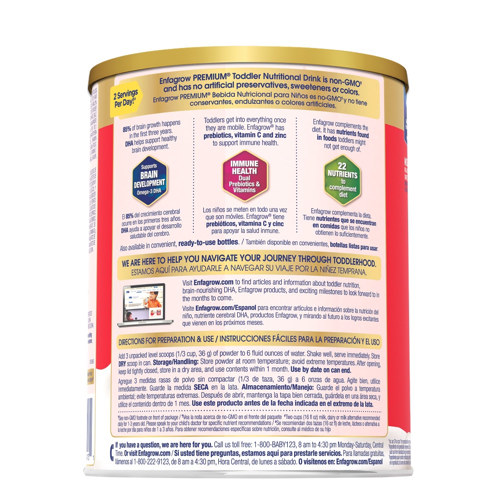 Sữa Enfagrow Premium Toddler Nutritional Drink 907g 1+ (Nhập Khẩu Chính Hãng)
