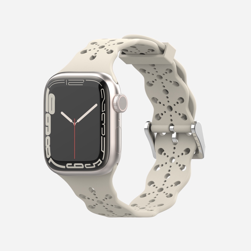 Dây Đeo Silicon Mỏng Kiểu Thể Thao Cho Đồng Hồ Thông Minh Apple Watch IWatch Series 38mm 40mm 42mm 44mm 41mm 45mm