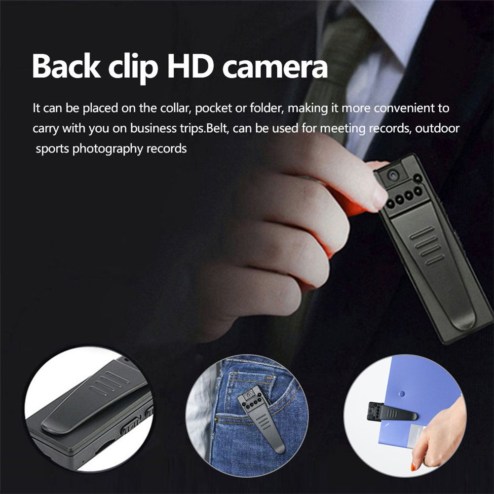Máy ảnh bút cầm tay nhỏ HD Máy ảnh DVR Máy quay kỹ thuật số Tầm nhìn ban đêm Vòng lặp ghi hình Máy ghi video bỏ túi