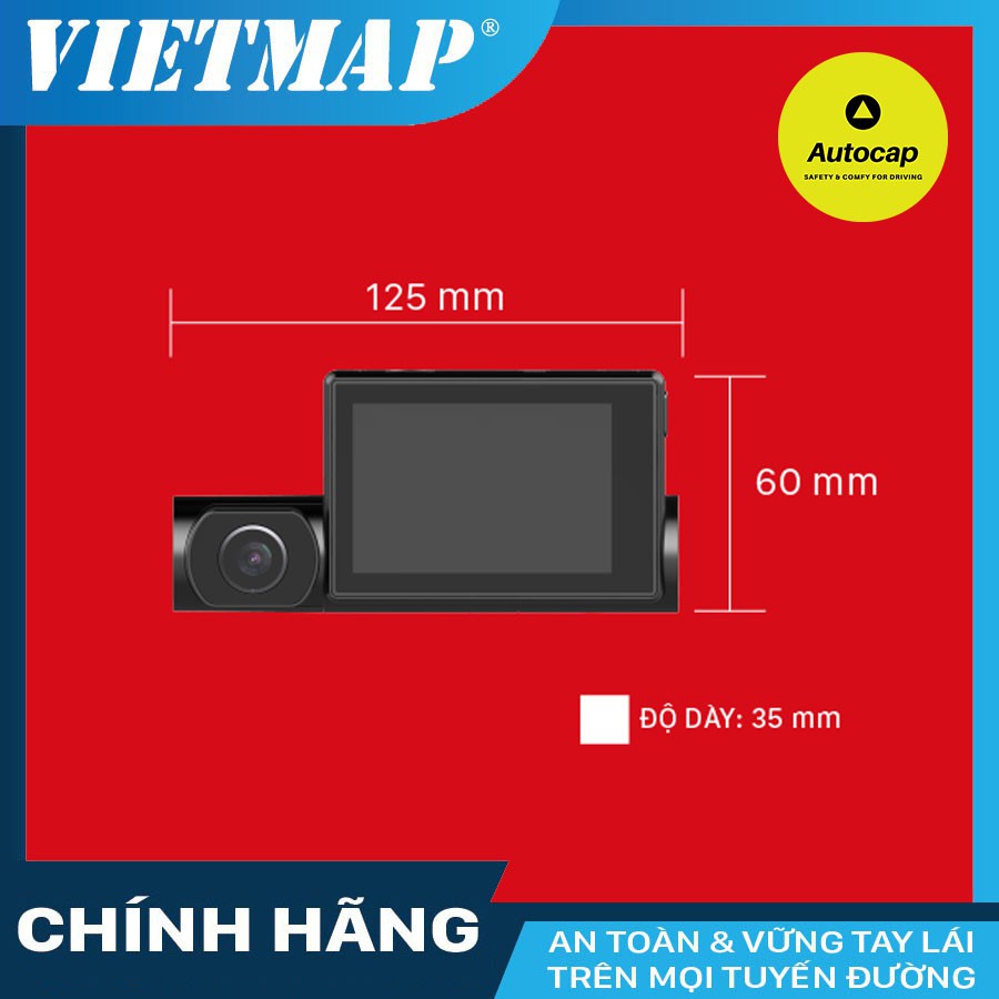 Camera hành trình ô tô VIETMAP R1 ghi hình trước sau, có hồng ngoại, màn cảm ứng Wifi GPS cảnh bảo tốc độ - KM thẻ nhớ | BigBuy360 - bigbuy360.vn