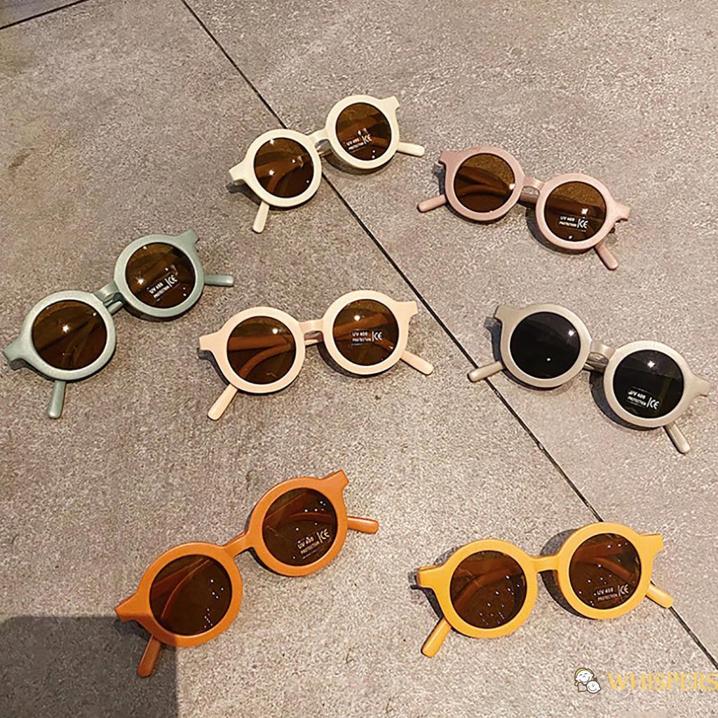 Kính mát gọng hoa chống tia UV400 cho bé