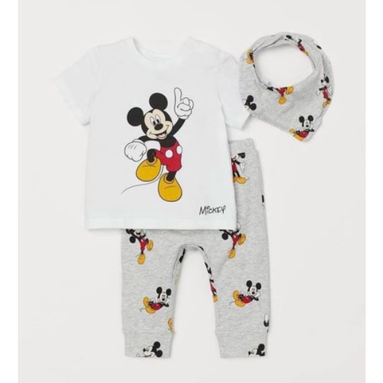 Set bộ cotton 3 chi tiết cho bé
