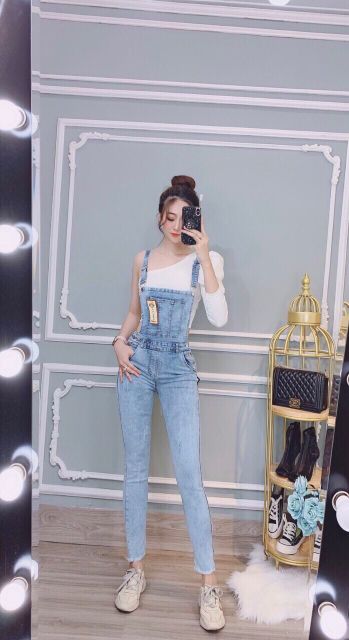 Yếm jean nữ cao cấp