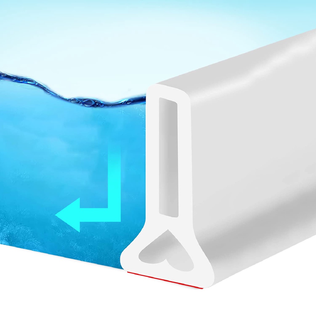 A-LIFE Miếng Chặn Nước Bằng Silicone 51mm Chống Trượt Dùng Cho Nhà Tắm