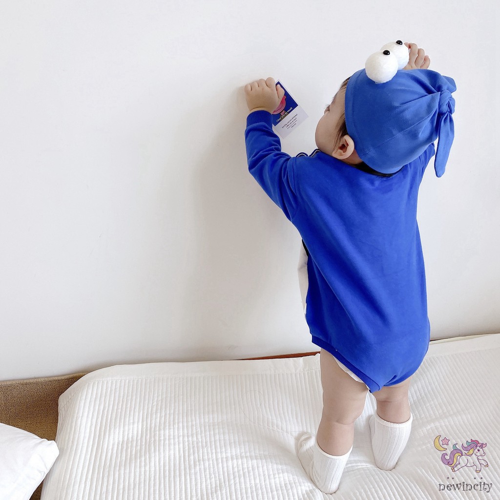 Áo liền quần dài tay in họa tiết hoạt hình dành cho bé