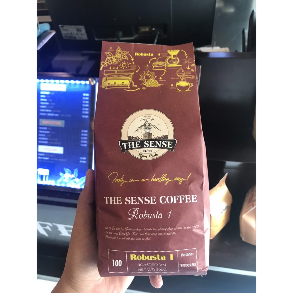 Cà phê Robusta Loại 1 (Hạt cà phê rang xay nguyên chất, sạch tinh khiết 100%. Hàng xuất khẩu đi mỹ)