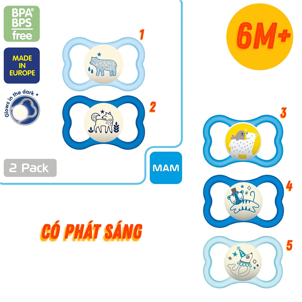 Ti giả Mam / ti ngậm Mam chỉnh nha cho bé Hàng Mỹ