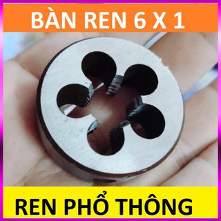 Bàn ren 6 , taro tạo ren ngoài, Bàn ren 6x1 , hàng Thượng Hải loại 1 cao cấp