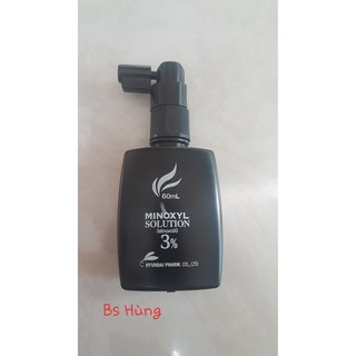 Xịt chống rụng tóc, kích thích mọc tóc MINOXYL SOLUTION 3% (60ml)