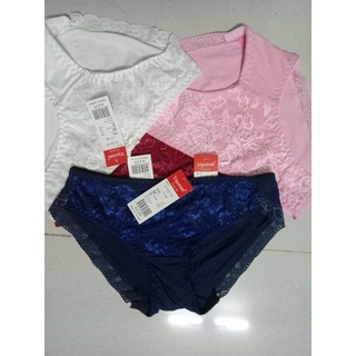 Combo 10 quần lót phối ren cotton lụa