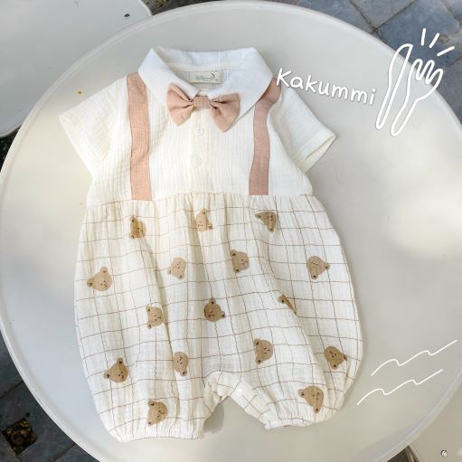 Body công tử kèm nơ cho bé (KM22-BD231)