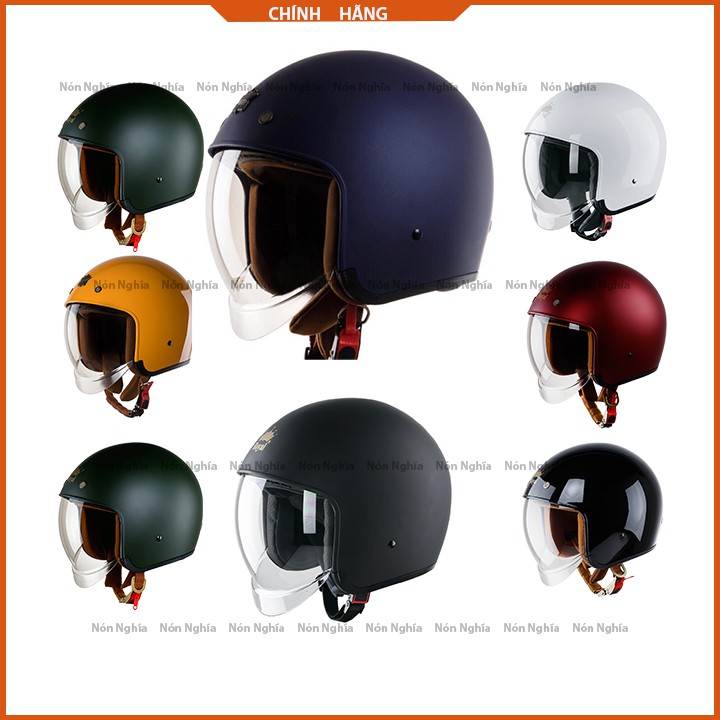 Mũ bảo hiểm royal m139 kính âm