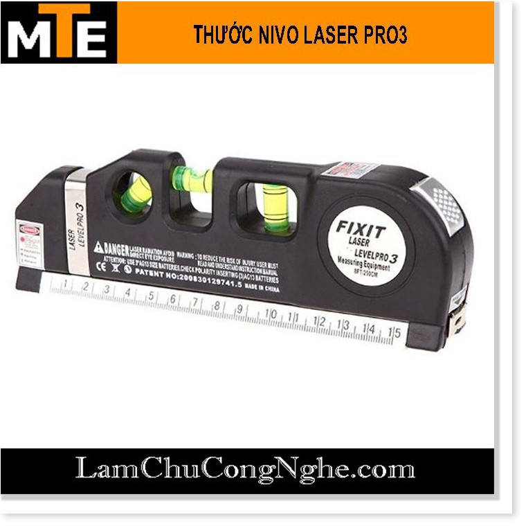 Thước Nivo Laser PRO3 cân mực laser đa năng