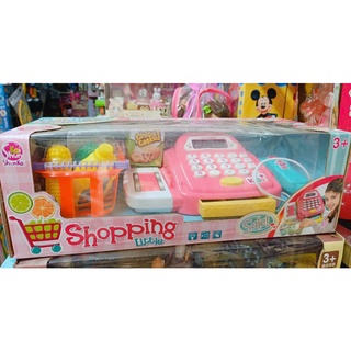 Đồ Chơi Máy Tính Tiền Siêu Thị Có Đèn Và Nhạc Tặng Kèm Pin Shunkai Shopping Little