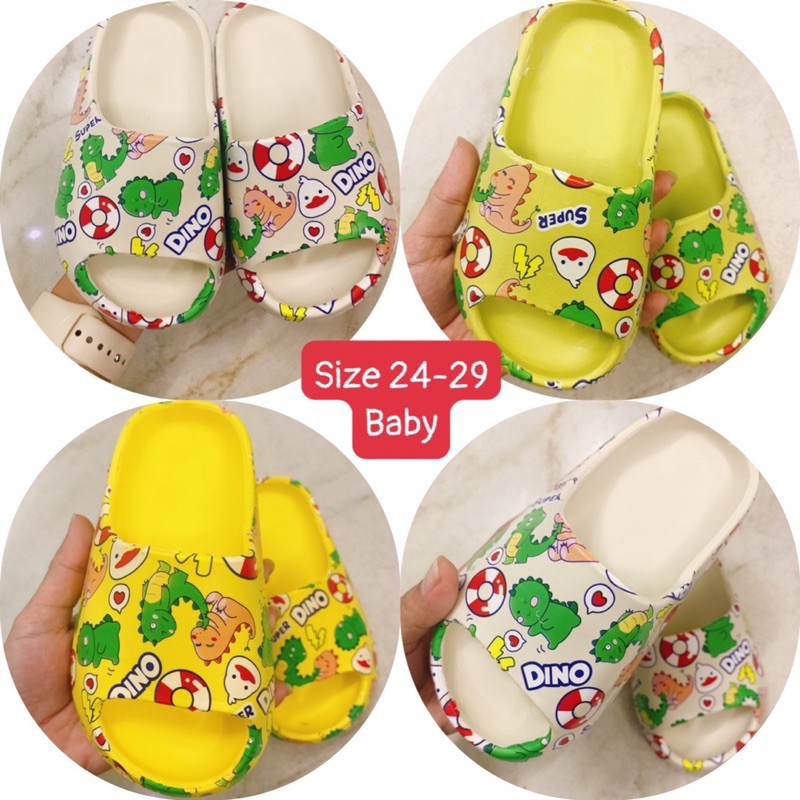 FREESHIP DÉP BÁNH MÌ HOẠ TIẾT KHỦNG LONG CUTE CHO BÉ