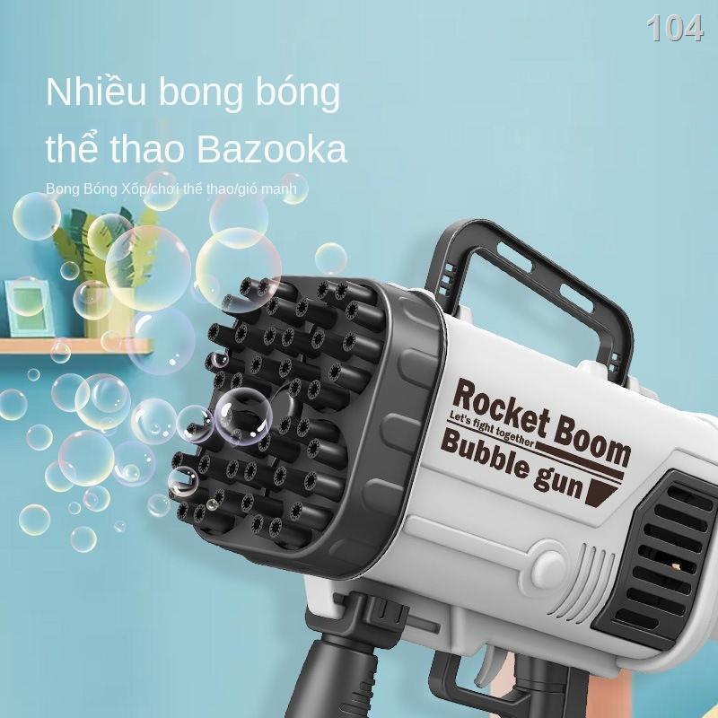 EMáy thổi bong bóng bazooka 44 lỗ rung cùng phong cách net người nổi tiếng súng thổi bong bóng đồ chơi bong bóng