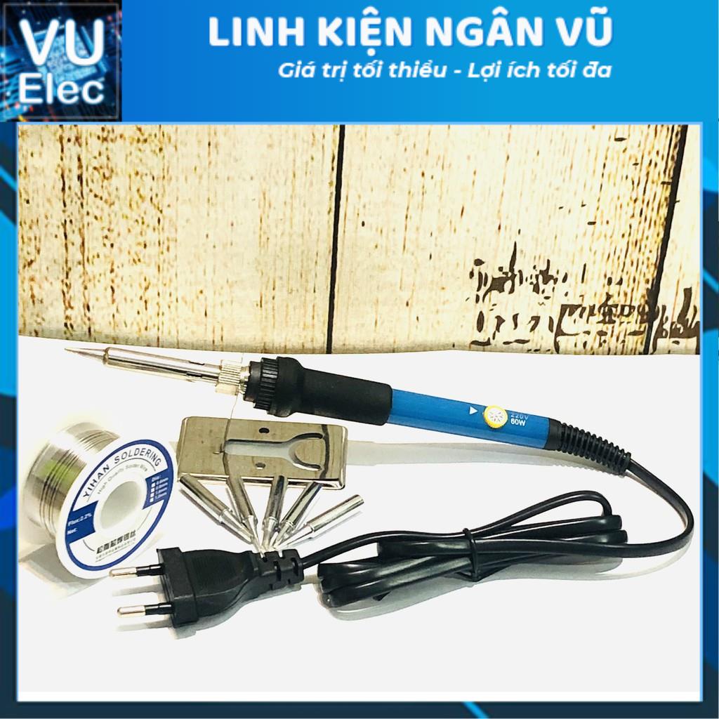 [SVC84083425 giảm 10%]Combo Tay Hàn TQ936 v1 (Kệ Hàn  + Tay Hàn + Thiếc Hàn 30G + Bộ 5 Mũi Hàn)