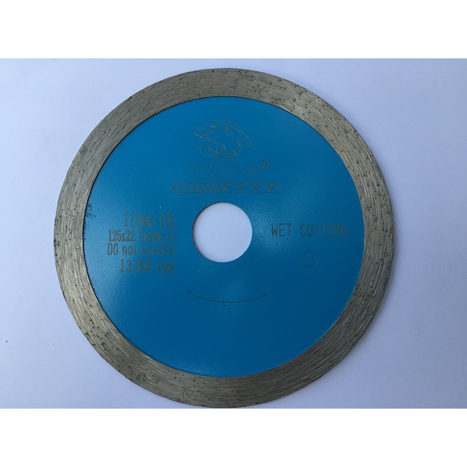 Lưỡi cắt gạch đá phi 125 răng liền TOPE