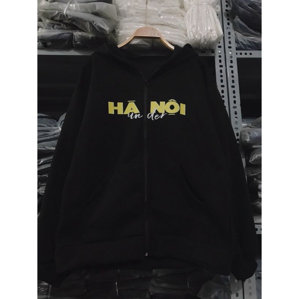 Áo Hoodie Hà Nội Phố Cực Hót, Áo Khoác Nỉ Có Mũ Form Rộng Unisex