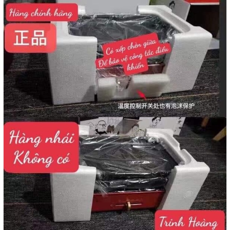Bộ nồi lẩu nướng đa năng BRUNO cao cấp thương hiệu Nhật Bản có tem chống hàng giả