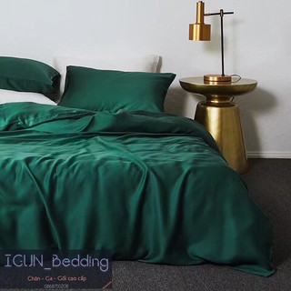 set TÌNH YÊU GIẢN ĐƠN  bộ Chăn Ga Gối cưới  Lụa thêu cao  cấp