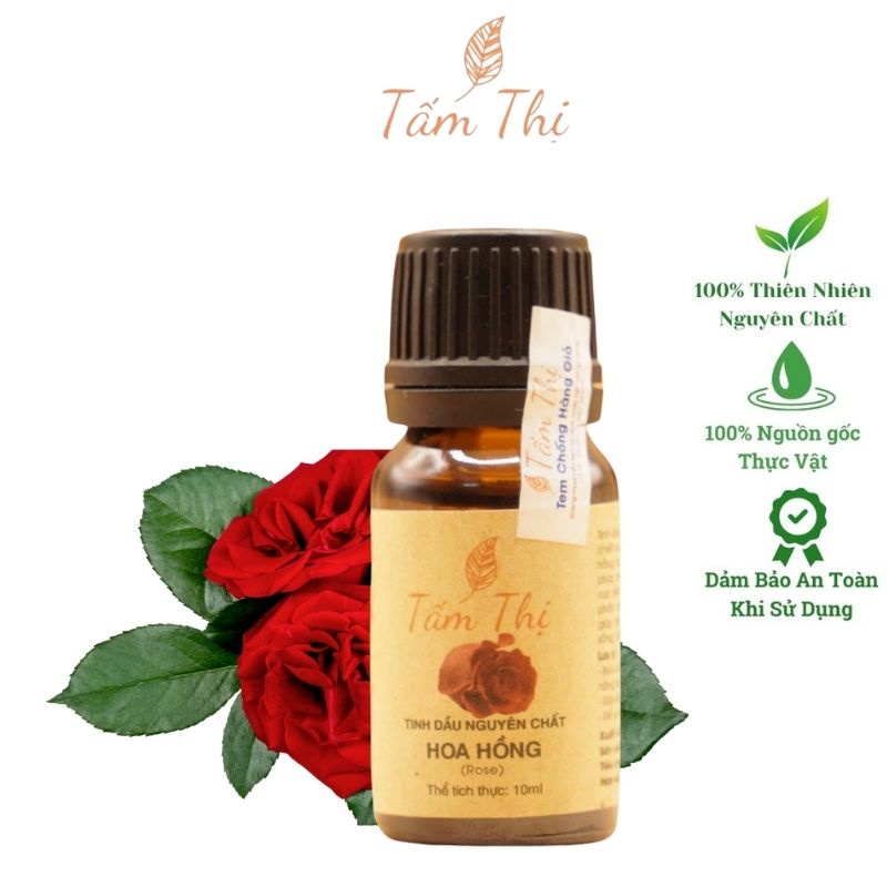 Tinh Dầu Thiên Nhiên Nguyên Chất Tấm Thị Lọ 10ml Giúp Thơm Phòng Khử Khuẩn Nhiều Mùi Đa Dạng Sả Chanh Bạc Hà Quế Tràm